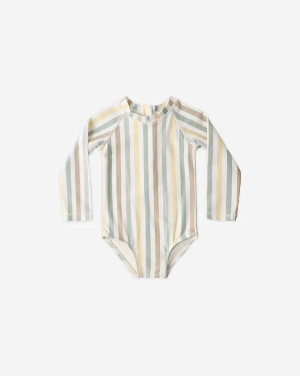 NEW RYLEE + CRU kid's delphine one piece rashguard in valencia stripe